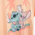 Cool Club, Bluzka dziewczęca z krótkim rękawem, pomarańczowa, Lilo i Stitch