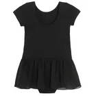 Cool Club, Body baletowe dziewczęce z krótkim rękawem, czarne