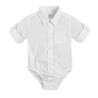 Cool Club, Body chłopięce z długim rękawem, koszulowe, białe