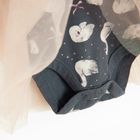 Cool Club, Body dziewczęce z długim rękawem, granatowo-różowe