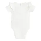 Cool Club, Body dziewczęce z krótkim rękawem, ażurowe, białe