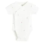 Cool Club, Body dziewczęce z krótkim rękawem, ażurowe, białe, zestaw, 2 szt.