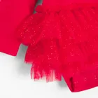 Cool Club, Body sukienka dziewczęce z długim rękawem, czerwone