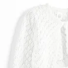 Cool Club, Bolerko dziewczęce, ażurowe, białe