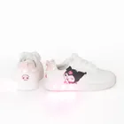 Cool Club, Buty sportowe dziewczęce, białe, świecąca podeszwa, Kuromi