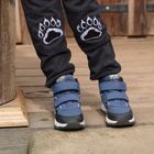 Cool Club, Buty zimowe chłopięce, niebieskie, ocieplane, skórzana wkładka