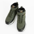 Cool Club, Buty zimowe, zielone, ocieplane, skórzana wkładka