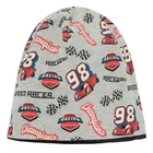 Cool Club, Czapka chłopięca, dwustronna, czarno-szara