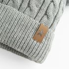 Cool Club, Czapka chłopięca z pomponami, szara