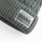 Cool Club, Czapka chłopięca z pomponem, szara