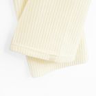 Cool Club, Jegginsy dziewczęce, dzwony, welurowe, ecru