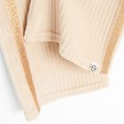 Cool Club, Jegginsy dziewczęce, flare, welurowe, prążkowane, beżowe