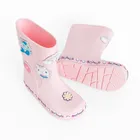 Cool Club, Kalosze dziewczęce, różowe, podeszwa Barefoot, Koci Domek Gabi