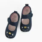 Cool Club, Kapcie dziewczęce, granatowe, skórzana wkładka, Zdrowa Stopa