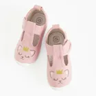 Cool Club, Kapcie dziewczęce, różowe, skórzana wkładka, Zdrowa Stopa