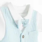 Cool Club, Komplet chłopięcy, Body z krótkim rękawem, Spodnie muślinowe, mix