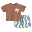 Cool Club, Komplet chłopięcy, T-shirt, Szorty, mix