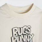 Cool Club, Komplet dziewczęcy, Bluza, Legginsy, ecru, grafitowy, Looney Tunes