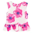 Cool Club, Komplet dziewczęcy, Bluzka bez rękawów, Spodnie materiałowe, wide, biały