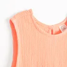 Cool Club, Komplet dziewczęcy, Bluzka bez rękawów, Spodnie materiałowe, wide, pomarańczowy