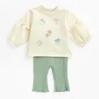 Cool Club, Komplet dziewczęcy, Bluzka z długim rękawem, Jegginsy prążkowane, mix