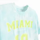 Cool Club, Komplet dziewczęcy, T-shirt, crop top, Szorty, niebieski