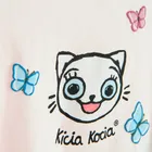 Cool Club, Komplet dziewczęcy, T-shirt, Legginsy 3/4, różowy, Kicia Kocia