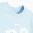 Cool Club, Komplet dziewczęcy, T-shirt, Legginsy, kolarki, niebieski