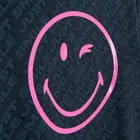 Cool Club, Komplet dziewczęcy, T-shirt, Legginsy, kolarki, prążkowany, czarny, SmileyWorld