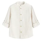 Cool Club, Koszula chłopięca z długim rękawem, z lnem, regular, mix