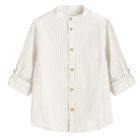 Cool Club, Koszula chłopięca z długim rękawem, z lnem, regular, mix