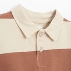 Cool Club, Koszulka polo chłopięca z długim rękawem, brązowa