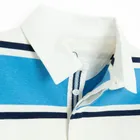 Cool Club, Koszulka polo chłopięca z długim rękawem, niebiesko-biała