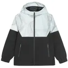 Cool Club, Kurtka chłopięca z kapturem, odblaskowa, szara