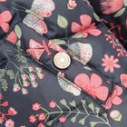 Cool Club, Kurtka dziewczęca z kapturem, grafitowa, puchowe wypełnienie