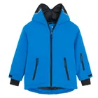 Cool Club, Kurtka narciarska chłopięca z kapturem, ocieplana, niebieska