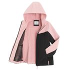 Cool Club, Kurtka softshell dziewczęca z kapturem, czarno-różowa