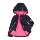 Cool Club, Kurtka softshell dziewczęca z kapturem, granatowa