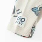 Cool Club, Legginsy chłopięce, prążkowane, beżowe