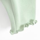 Cool Club, Legginsy dziewczęce 3/4, prążkowane, zielone