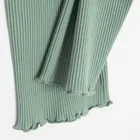 Cool Club, Legginsy dziewczęce, flare, prążkowane, zielone