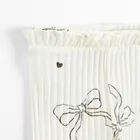 Cool Club, Legginsy dziewczęce, prążkowane, białe