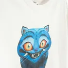 Cool Club, Luźny t-shirt dziewczęcy, ecru, K-Pop Demon Hunters