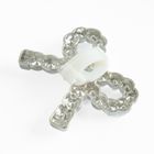 Cool Club, Ozdoby do butów dziewczęce, srebrne, zestaw, 6 szt.