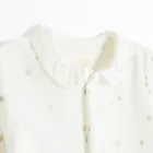 Cool Club, Pajac dziewczęcy, welurowy, biały