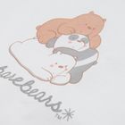 Cool Club, Piżama dziewczęca, biało-szara, We Bare Bears