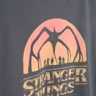 Cool Club, Piżama dziewczęca, grafitowa, Stranger Things