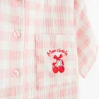 Cool Club, Piżama dziewczęca, muślinowa, biało-różowa