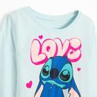 Cool Club, Piżama dziewczęca, niebieska, Lilo i Stitch