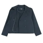 Cool Club, Płaszcz dziewczęcy, cropped, granatowy